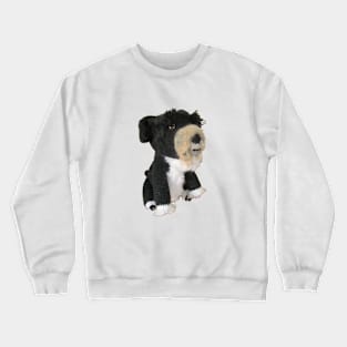 Black and White Dog Doll Crewneck Sweatshirt